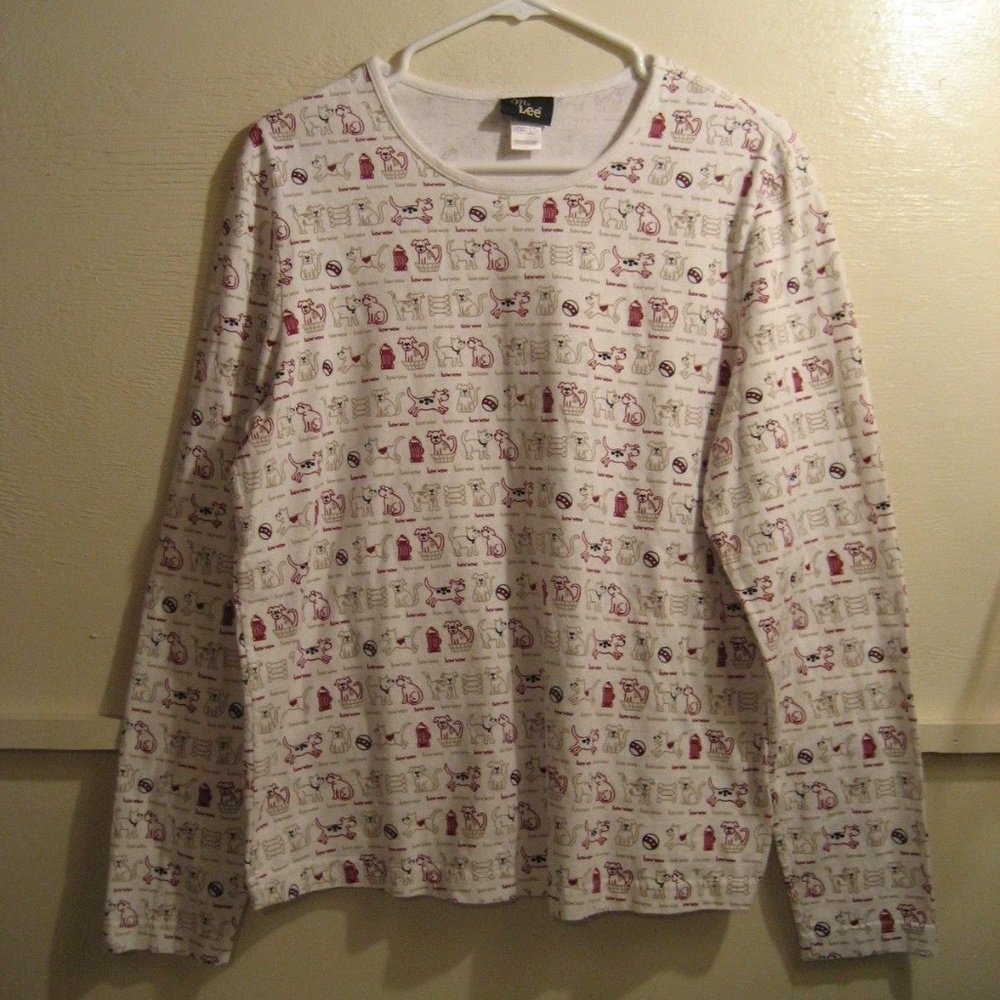 LEE womens long sleeve shirt, size medium